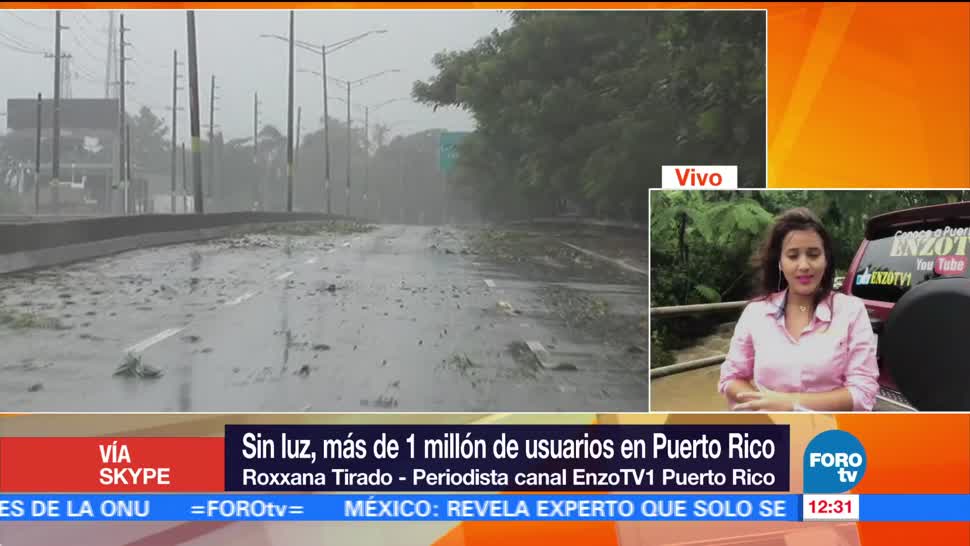 Sin luz más millón de personas en Puerto Rico tras paso Irma
