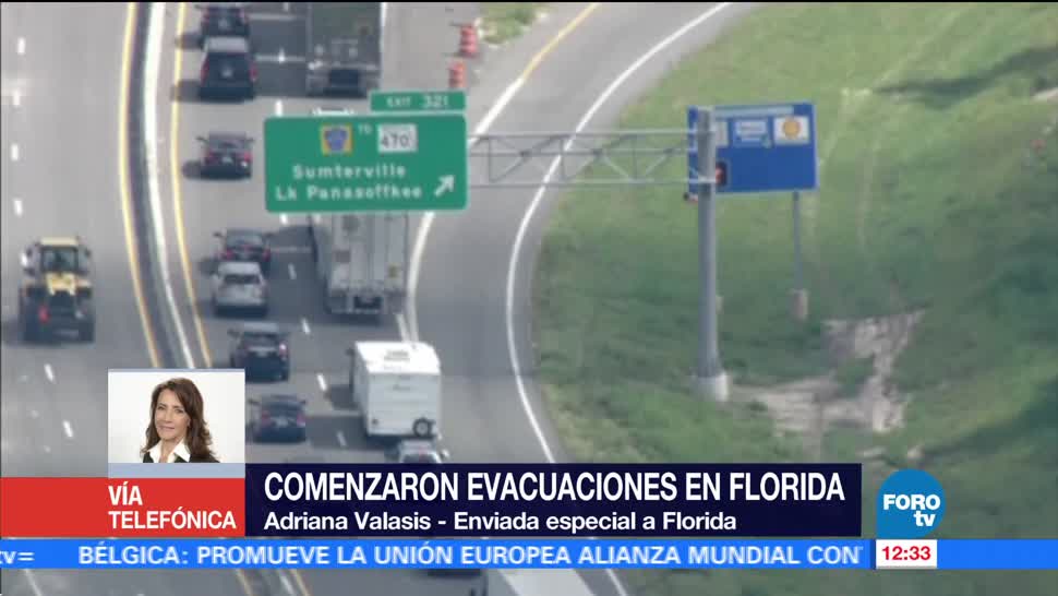 Inician las evacuaciones en Florida ante impacto de Irma