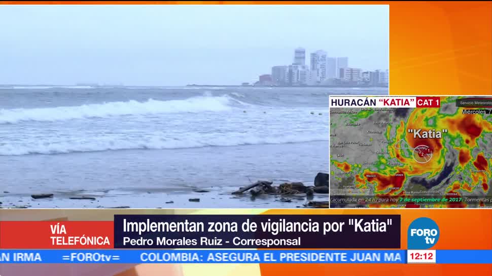 Norte de Veracruz espera los mayores efectos del huracán Katia