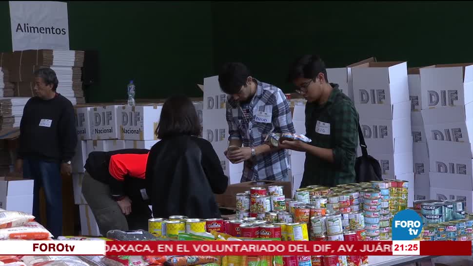 Se han enviado Oaxaca y Chiapas más 100 toneladas de víveres