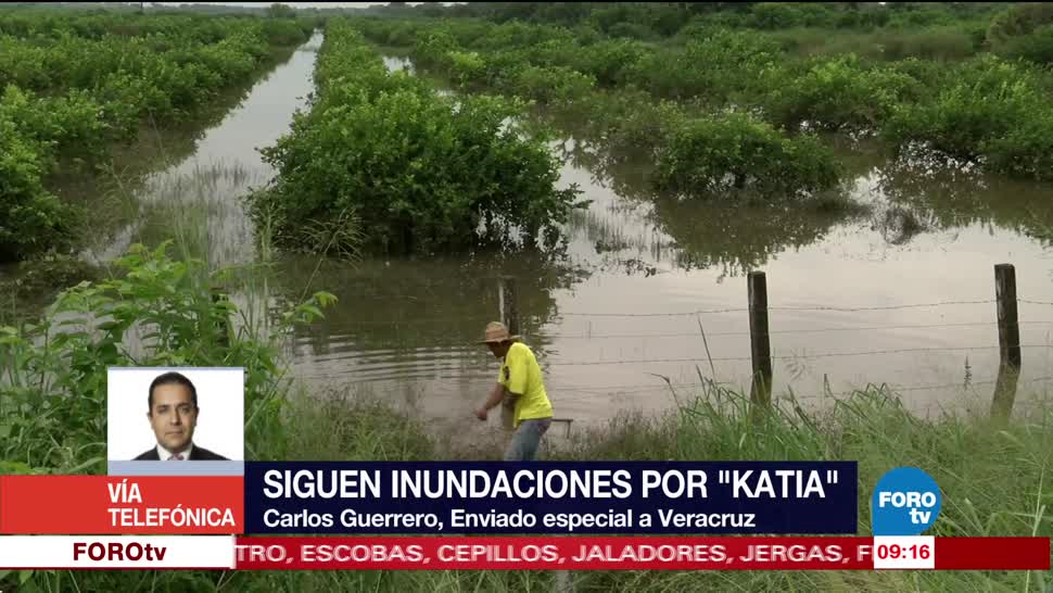 inundaciones, Veracruz, efectos, Katia