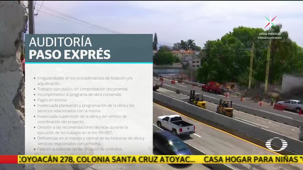 SFP detecta irregularidades en la construcción del Paso Express