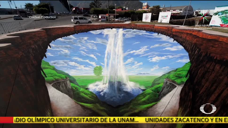 Edgar Müeller pintará murales tridimensionales en la CDMX