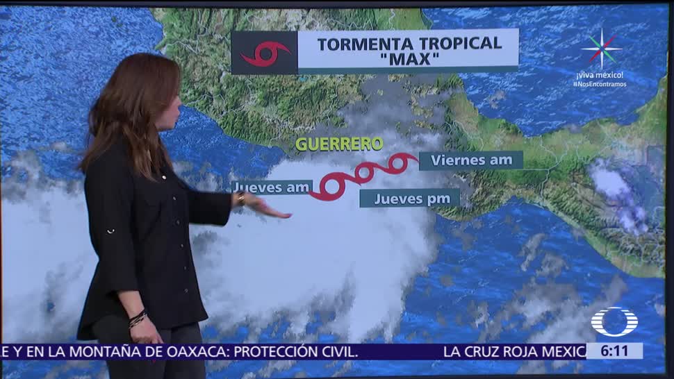 Pronostican tormentas fuertes en Michoacán, Guerrero y Oaxaca