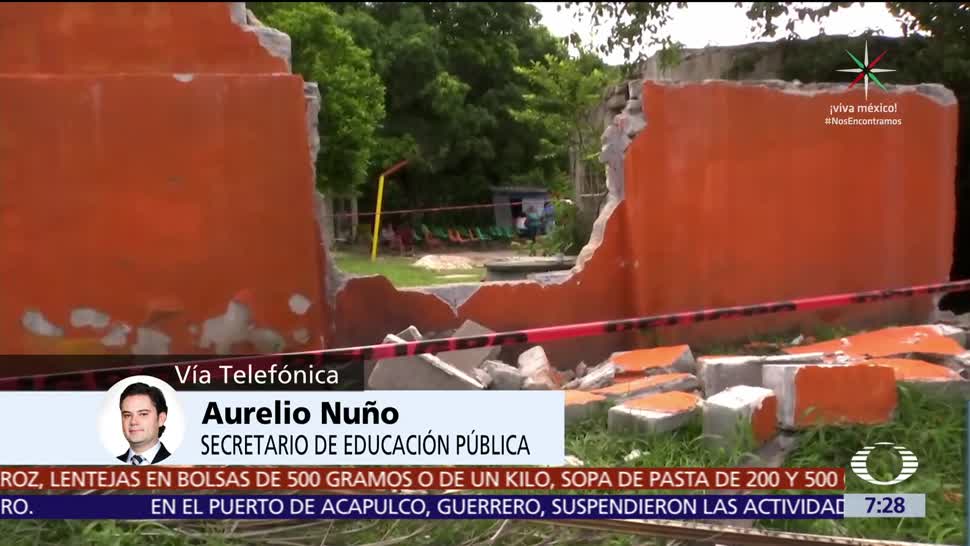Nuño: No tenemos noticias sobre bloqueos de CNTE a reconstrucción tras sismo