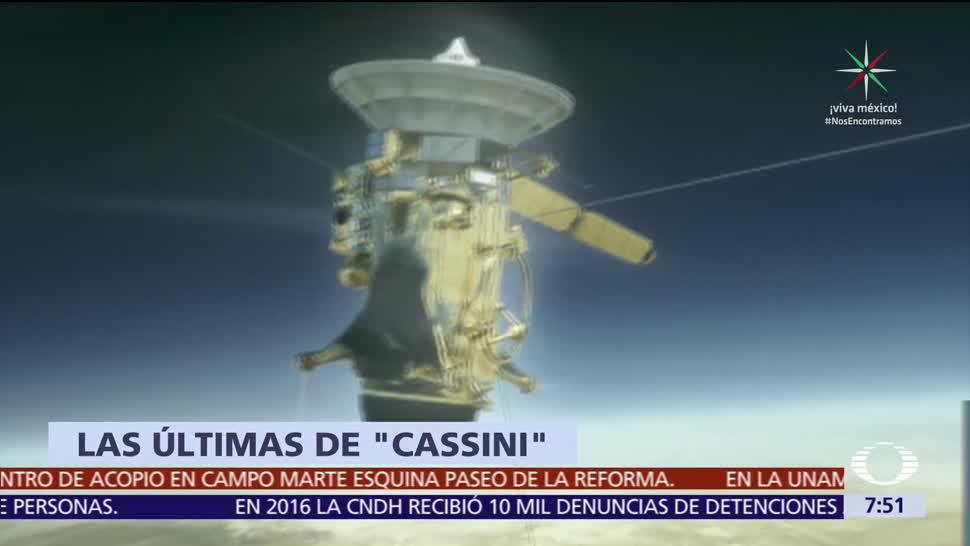 Sonda Cassini termina misión de 13 años en Saturno, este viernes