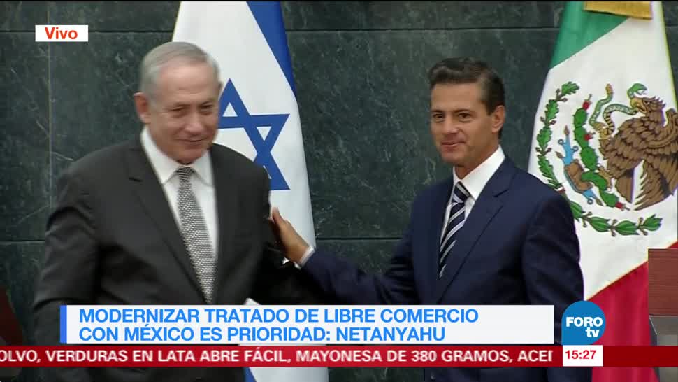 México e Israel firman acuerdo de cooperación internacional
