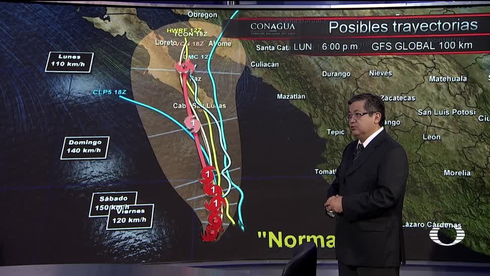 Los ciclones tropicales que acechan a México
