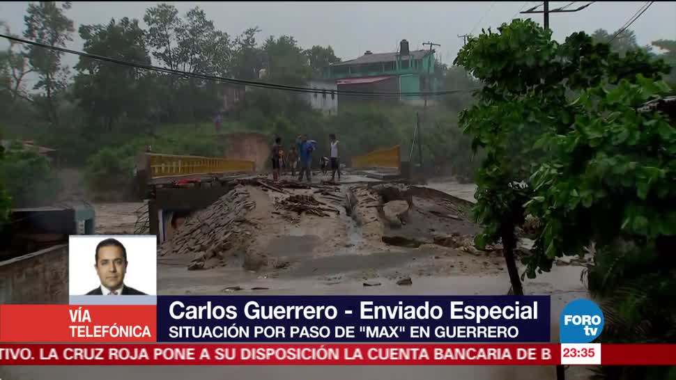 Aplican Plan DN-III en Guerrero por el huracán 'Max'