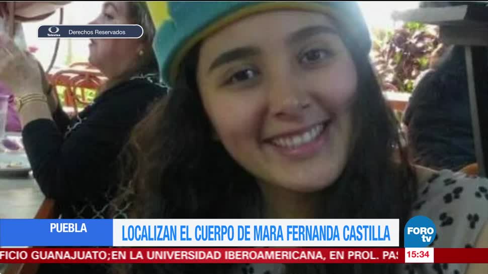 Confirman muerte de Mara Castilla desaparecida en Puebla