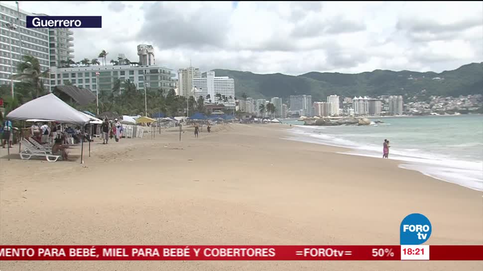 Zona turística de Acapulco, sin daños tras Max