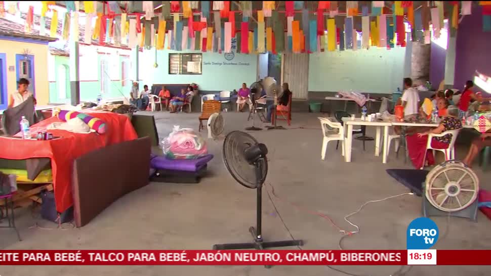 60 familias de Tehuantepec, Oaxaca permanecen en albergues tras sismo