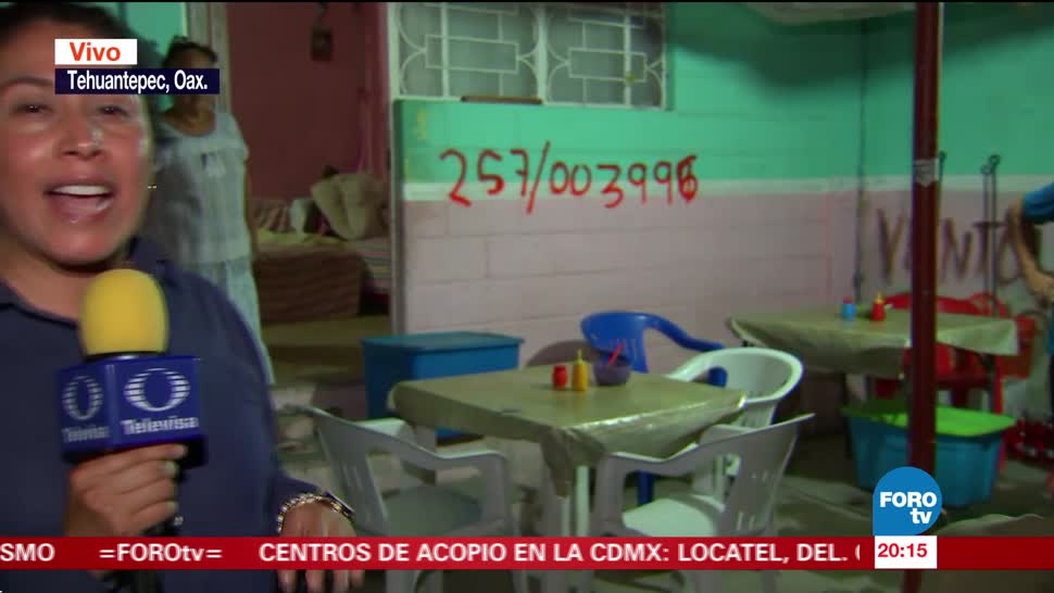 Censan viviendas afectadas por sismo en Tehuantepec, Oaxaca