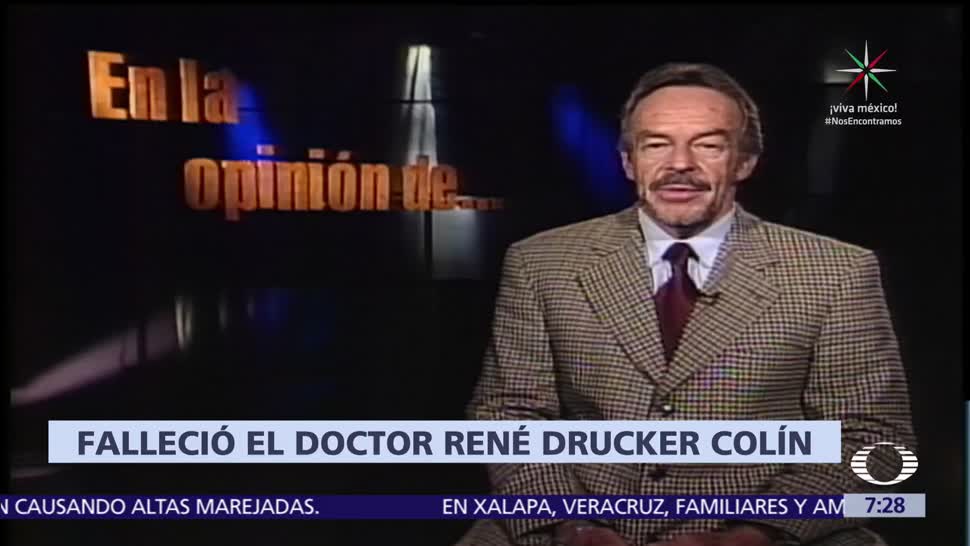 Muere el doctor René Drucker Colín a los 80 años