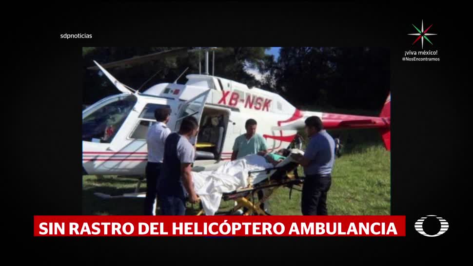 Desaparece el domingo helicóptero ambulancia en Chiapas
