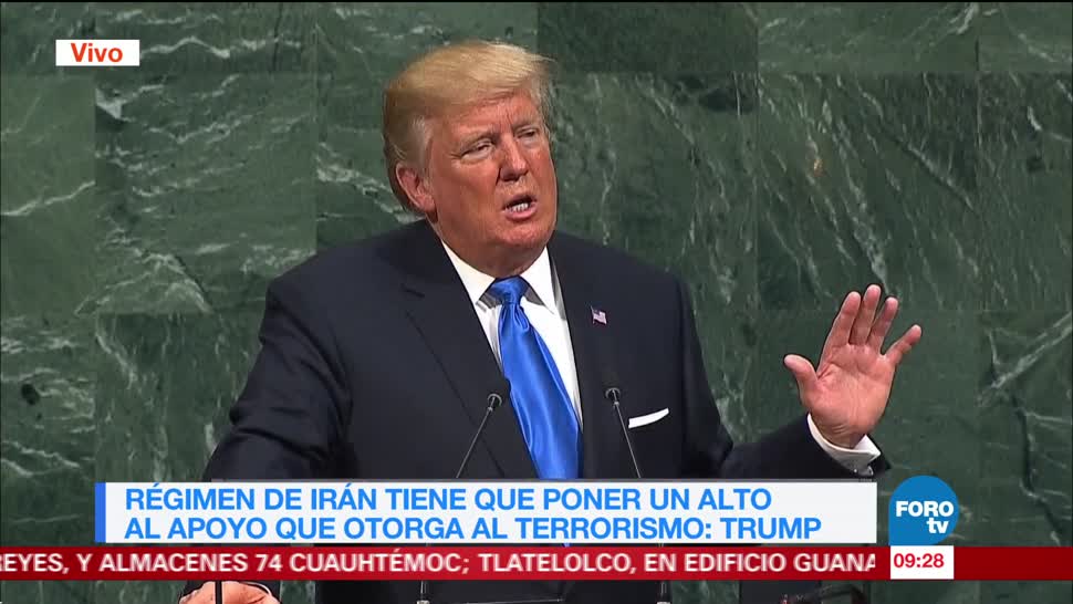 Ofrece Trump su primer discurso ante la ONU