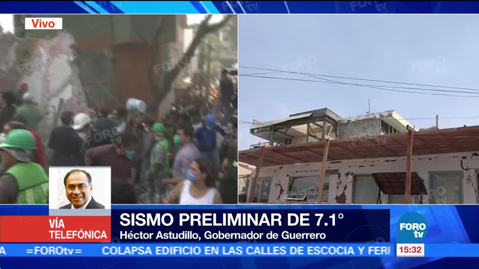 No hay lesionados en Guerrero tras sismo de este martes