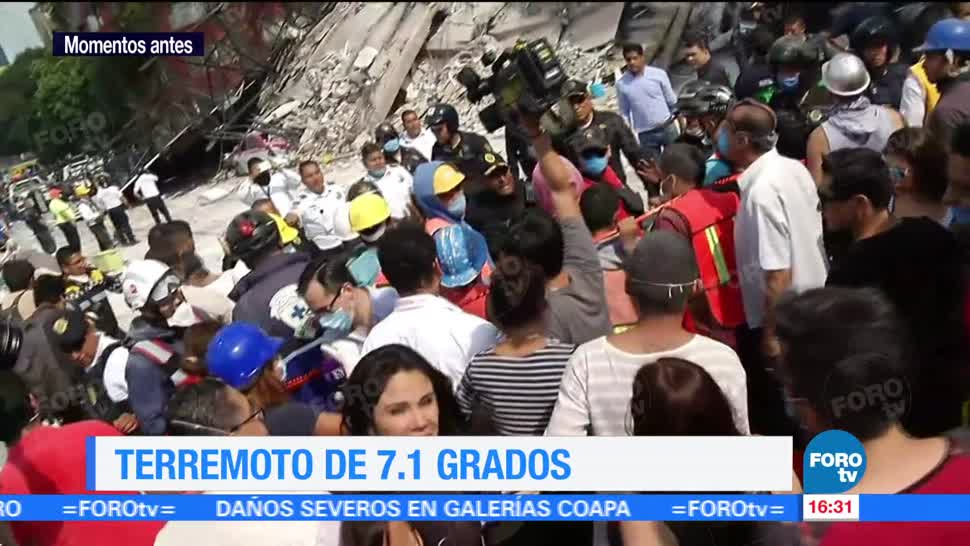 Sismo Afecta Martes Cdmx Epicentro En Puebla 29 Edificios Colapsados
