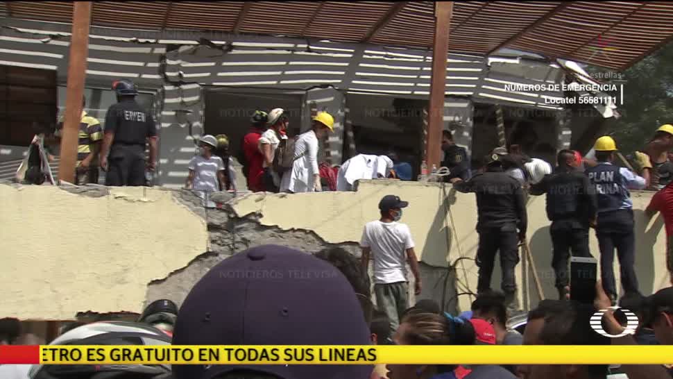 Joaquín López-Dóriga narra colapso de colegio al sur de la CDMX