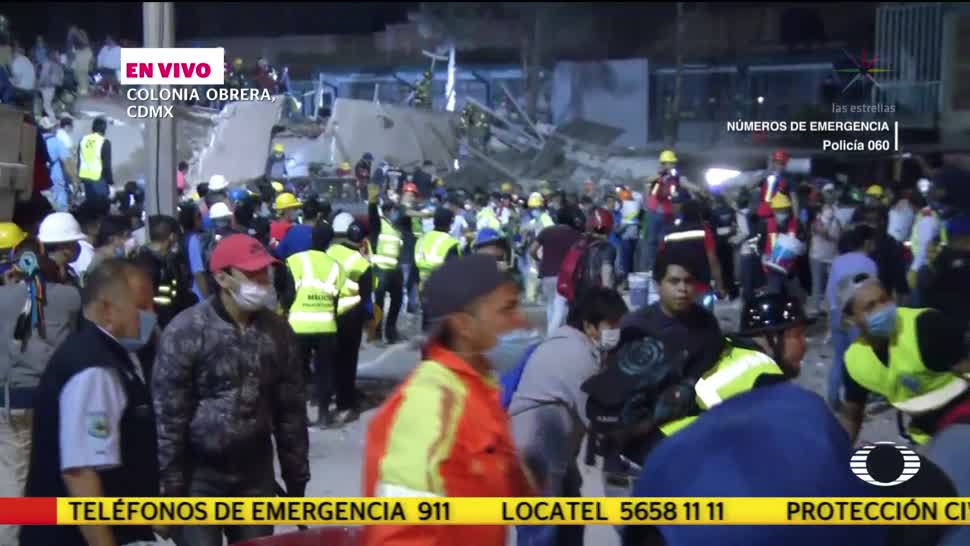 Reportan personas atrapadas bajo escombros de fábrica de ropa en colonia Obrera