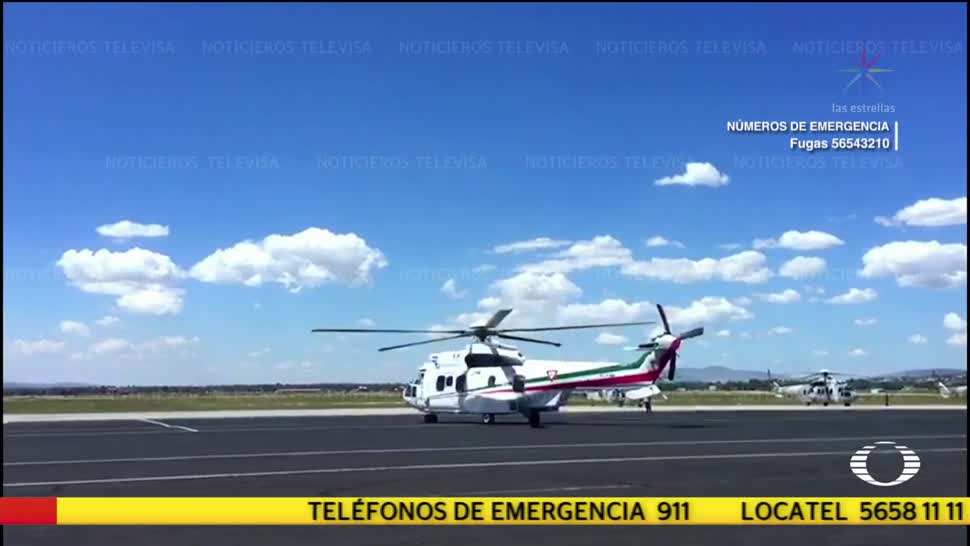 EPN viajaba en helicóptero hacia Oaxaca cuando tembló en la CDMX
