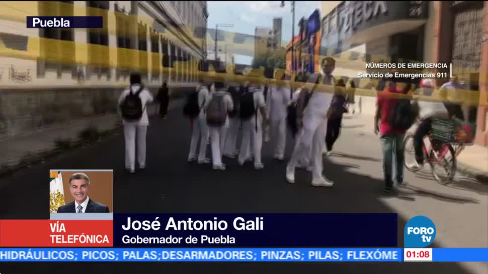 Suman 39 Muertos Sismo Puebla Gobernador Antonio Gali