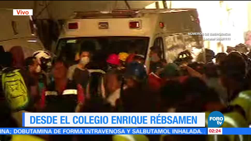Reportan 30 desaparecidos en colegio Enrique Rébsamen