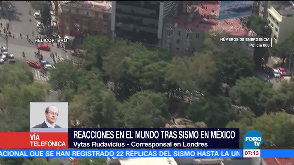 Líderes políticos de Londres expresan su solidaridad con México por sismo