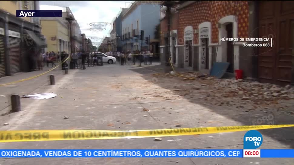 Decenas de víctimas por sismo en Puebla