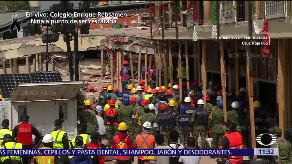 Censo de necesidades en zonas de derrumbes tras sismo en la CDMX