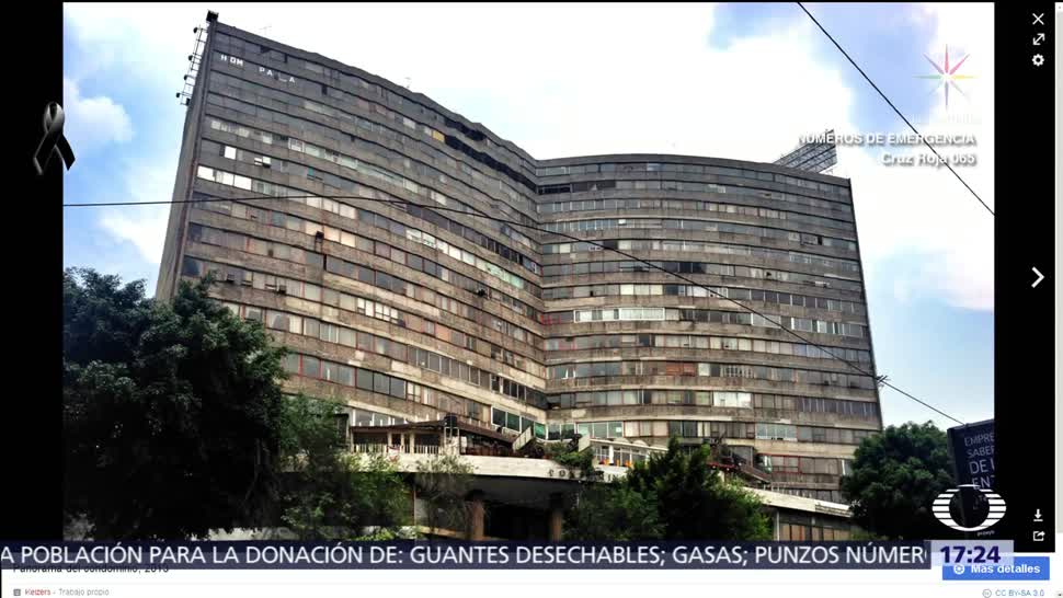 Ejército acordona edificio Plaza Condesa por riesgo de derrumbe