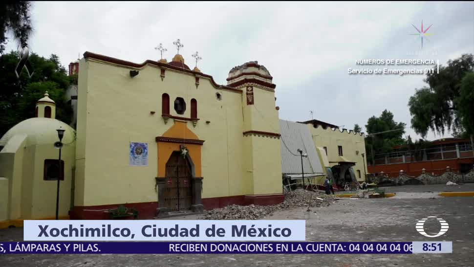 Desalojan decenas de casas en San Gregorio, Xochimilco, tras sismo