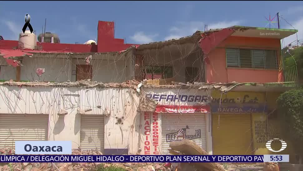 Inicia remoción de escombros en Oaxaca