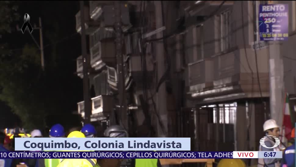 Rescate en Lindavista se despliega por calles de Coquimbo y Sierra Vista