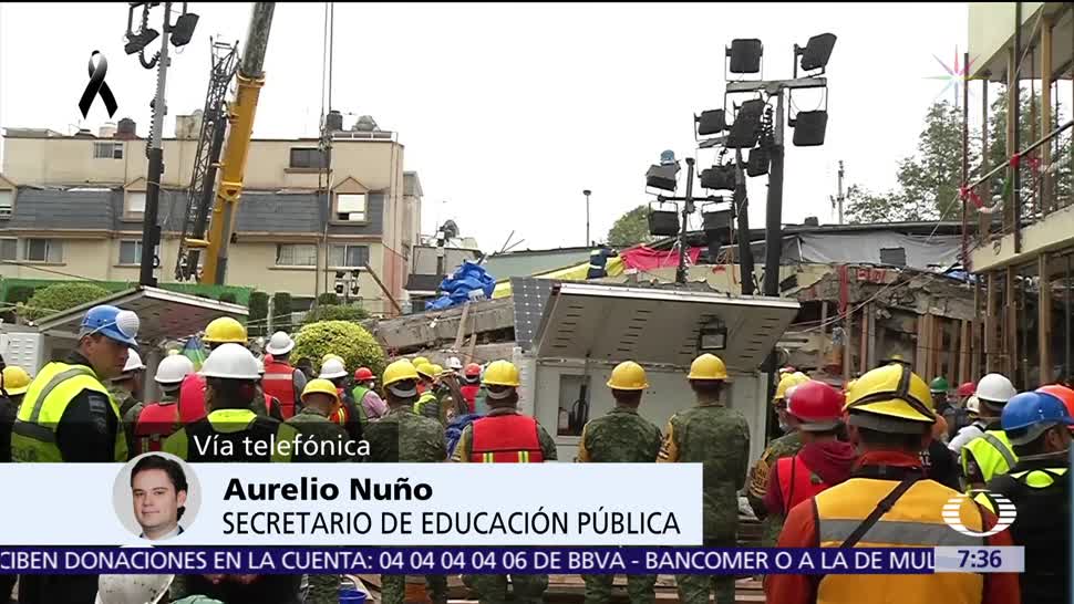 Aurelio Nuño dice que tras el sismo regreso clases será escalonado