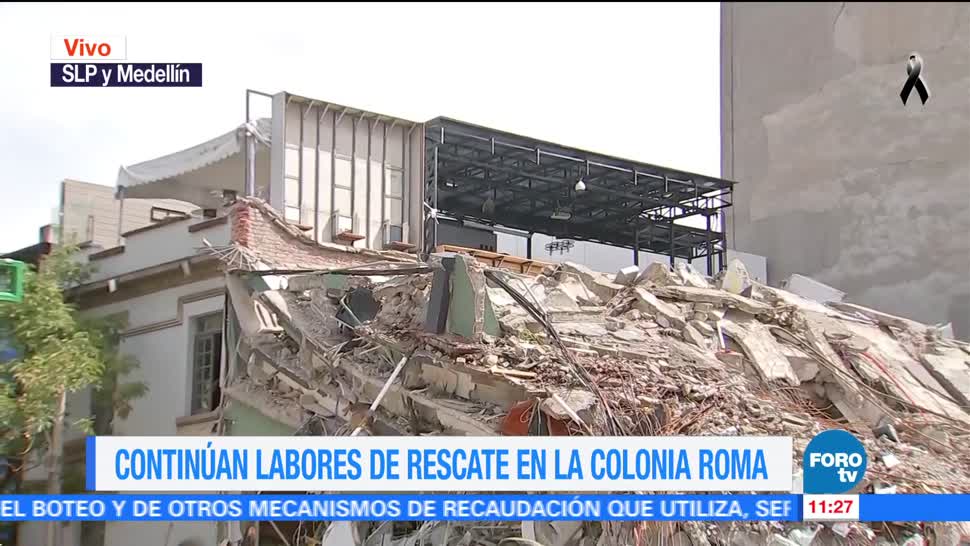 Aún no inicia demolición de inmueble colapsado en Medellín CDMX