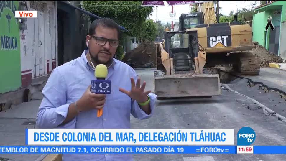 Terremoto agudiza grietas en Tláhuac; hay mil 500 casas afectadas