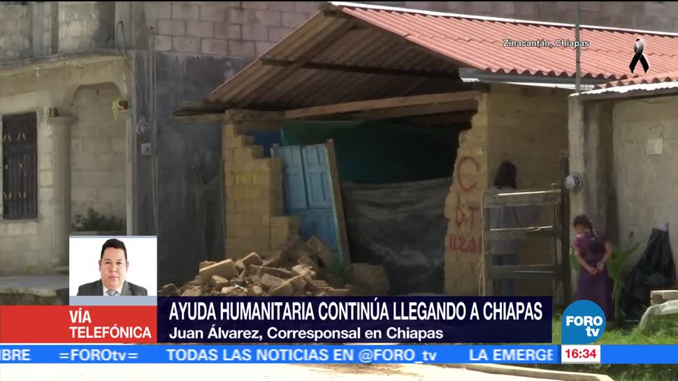 Continúa el estado de emergencia en Chiapas