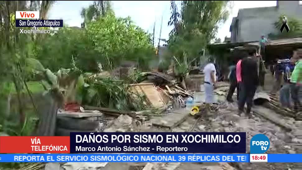 Energía eléctrica se restablece en Xochimilco tras el sismo
