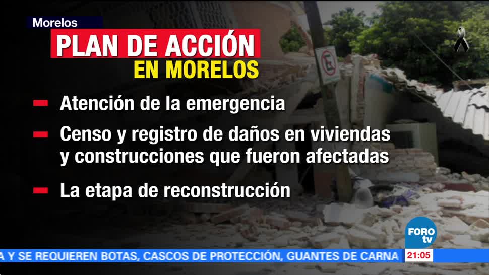 Censo por daños del sismo inicia el domingo en Morelos
