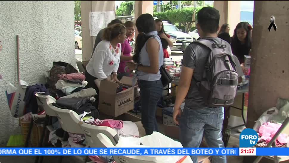 Instalan centros de acopio en Acapulco para afectados por el sismo
