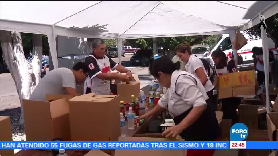 Sonora envía ayuda a estados afectados por los sismos