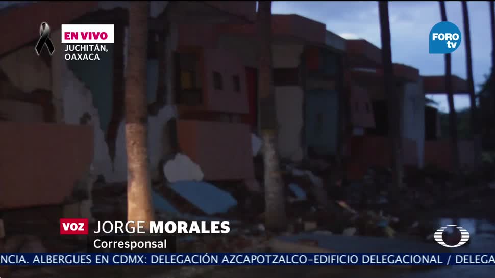 Réplicas de sismo colapsan edificios ya afectados en Oaxaca