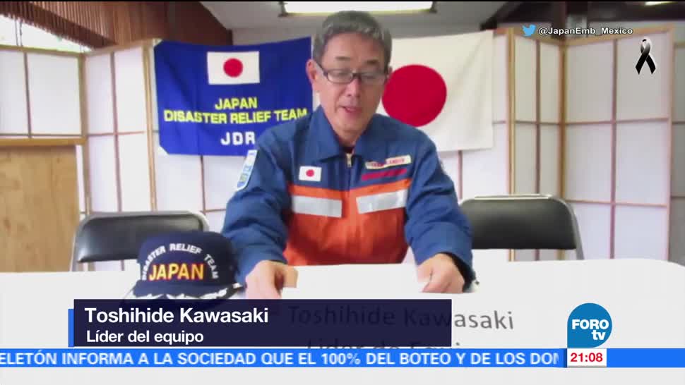 Rescatistas japoneses regresan a su país tras labores por el sismo CDMX