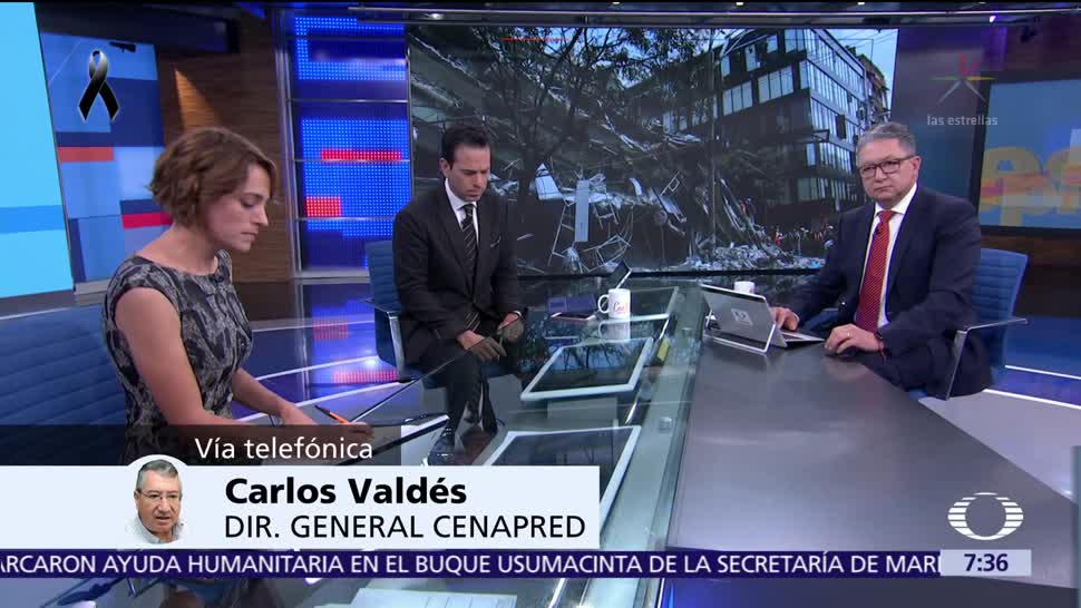 Carlos Valdés, director Cenapred, habla sobre los sismos de septiembre en México