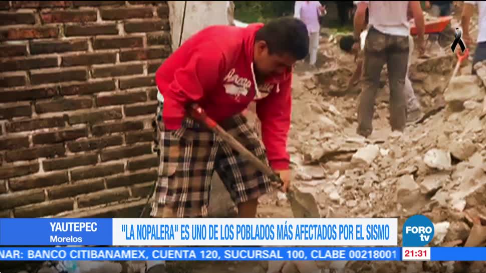 Limitaciones físicas no impiden rescates tras el sismo en Yautepec