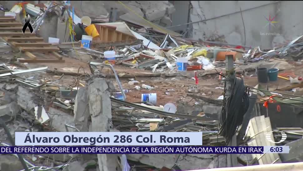 Rescatistas aún buscan sobrevivientes en Álvaro Obregón 286