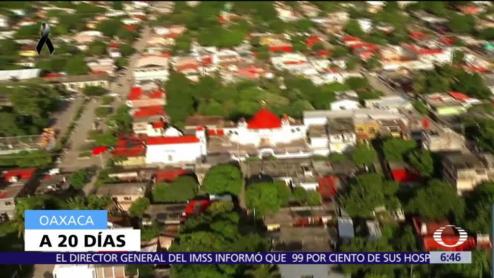 Así se ven Ixtalatepec y Juchitán desde el aire, tras el sismo