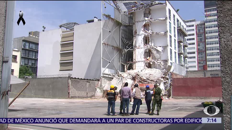 Delegación Benito Juárez demandará a constructoras por derrumbes tras sismo