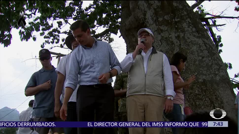 Reciben al gobernador de Morelos con rechifilas en Tlayacapan